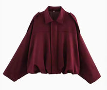 Elliana Women's Jacket – Loose Suede Effect Jacket with Practical Pockets for Autumn/Winter