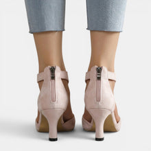 Women's Elegant Zip Heeled Sandals