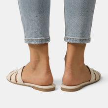 Women's Premium Leather Orthopedic Sandals – Flat Sandals with H-Strap
