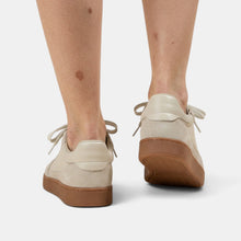 Women's Beige Leather Casual Breathable Retro Elegant Shoes