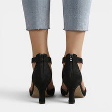 Women's Elegant Zip Heeled Sandals