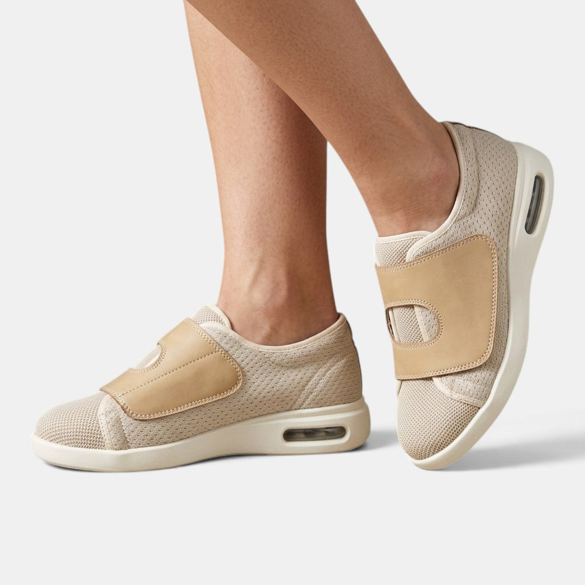 Women's Orthopedic Winter Shoes with Velcro and Non-Slip Sole Comfortable