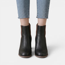 Women's Stretch Mid-Calf Heeled Boots