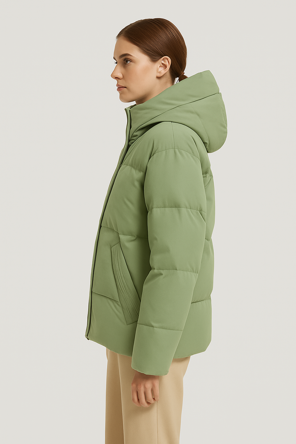 Aida Doudoune Woman – Warm, Waterproof with Flattering Cut & Adjustable Hood