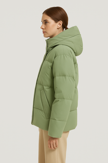 Aida Doudoune Woman – Warm, Waterproof with Flattering Cut & Adjustable Hood