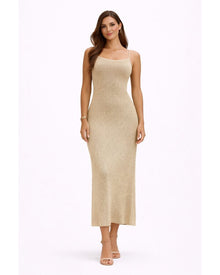 Giulia Long Minimalist Dress – Pure Elegance with Thin Straps and Long Cut