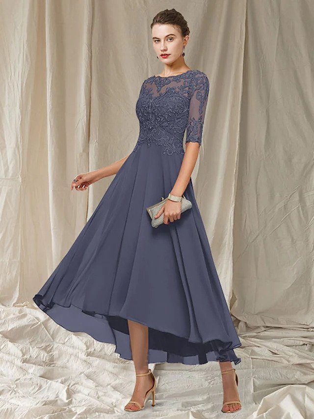 Evening Dress Woman Havana – Elegant Long Lace Dress with Flattering Cut for Festive Occasions
