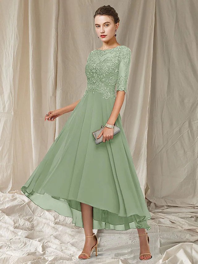 Evening Dress Woman Havana – Elegant Long Lace Dress with Flattering Cut for Festive Occasions
