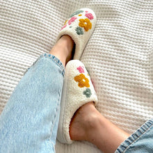 Valentina Women's Slippers with Floral Pattern – Soft and Warm Indoor Slippers for Cozy Winter Comfort
