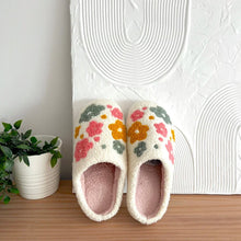 Valentina Women's Slippers with Floral Pattern – Soft and Warm Indoor Slippers for Cozy Winter Comfort