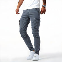 Francois Men's Pants – Comfortable & Modern Elastic Denim Cargo Pants