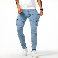 Francois Men's Pants – Comfortable & Modern Elastic Denim Cargo Pants