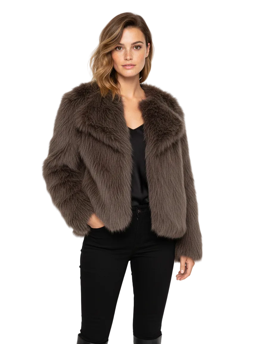 Two Women's Faux Fur Coats – Ultra Soft Texture & Timeless Elegance