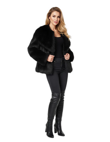 Two Women's Faux Fur Coats – Ultra Soft Texture & Timeless Elegance