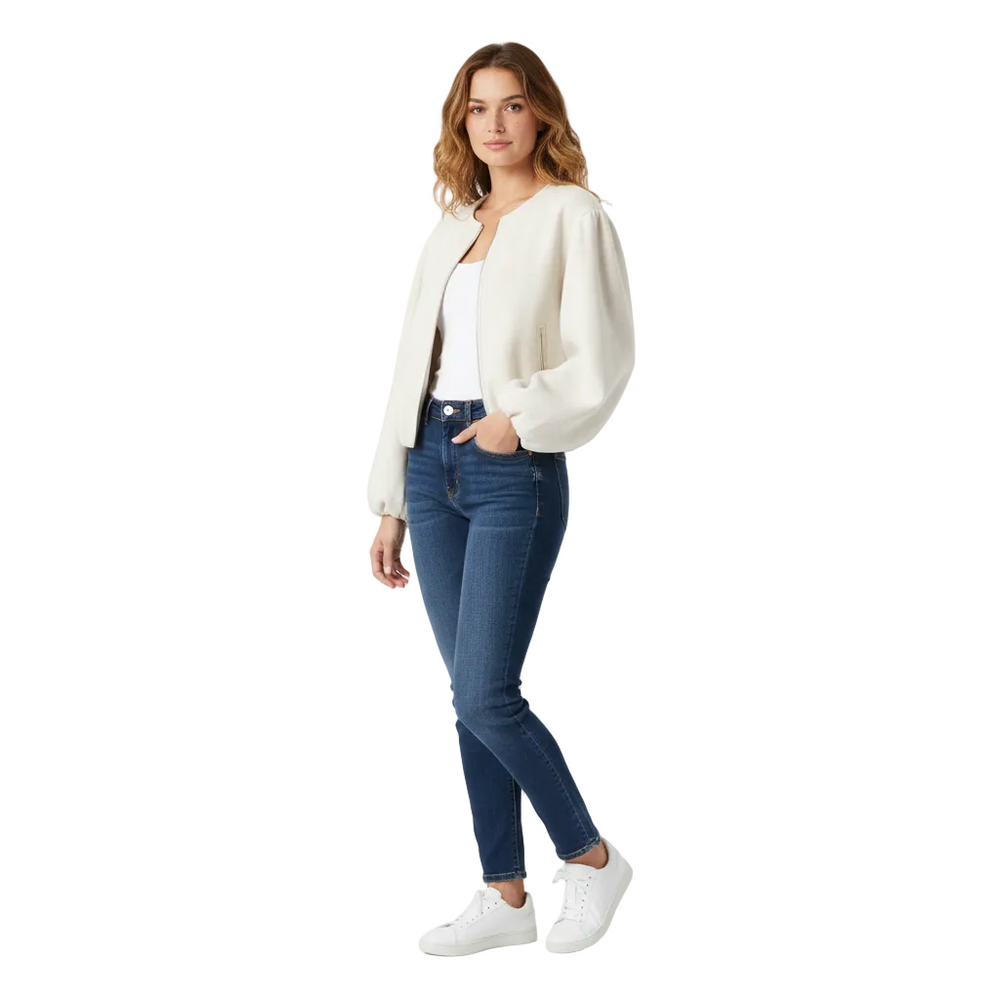 Mexi Bomber Women Oversize Gray – Casual Fit & Modern Minimalist Style