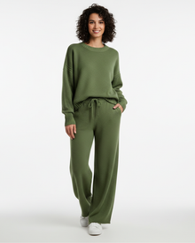 Hella Women's 2-Piece Set – Sweater & Wide-Leg Relaxed Fit Pants in Organic Polyester