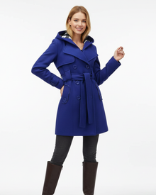 Issa Women's Trench – Elegant Belted Coat with Fitted Cut for Autumn & Winter