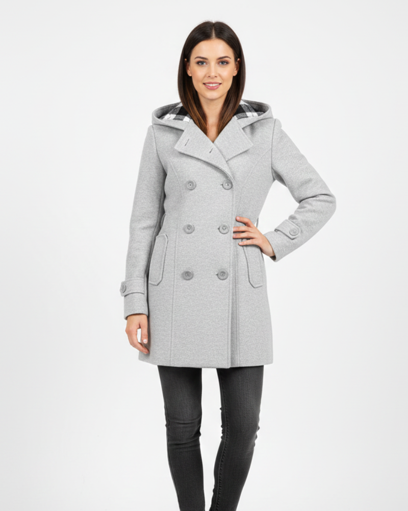 Issa Women's Trench – Elegant Belted Coat with Fitted Cut for Autumn & Winter