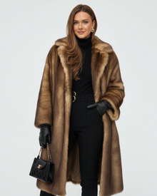 Helene Women's Long Winter Coat – Elegant Warm Jacket in Durable Fibers & Comfortable Fit