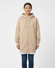 Remily Oversized Women's Zip-Up Hoodie – Warm Hoodie with Hood & Comfortable Fit