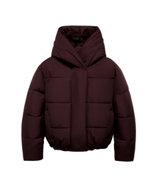 Ruffa Quilted Jacket for Women – Short Cut, Large Hood & Comfortable Warmth