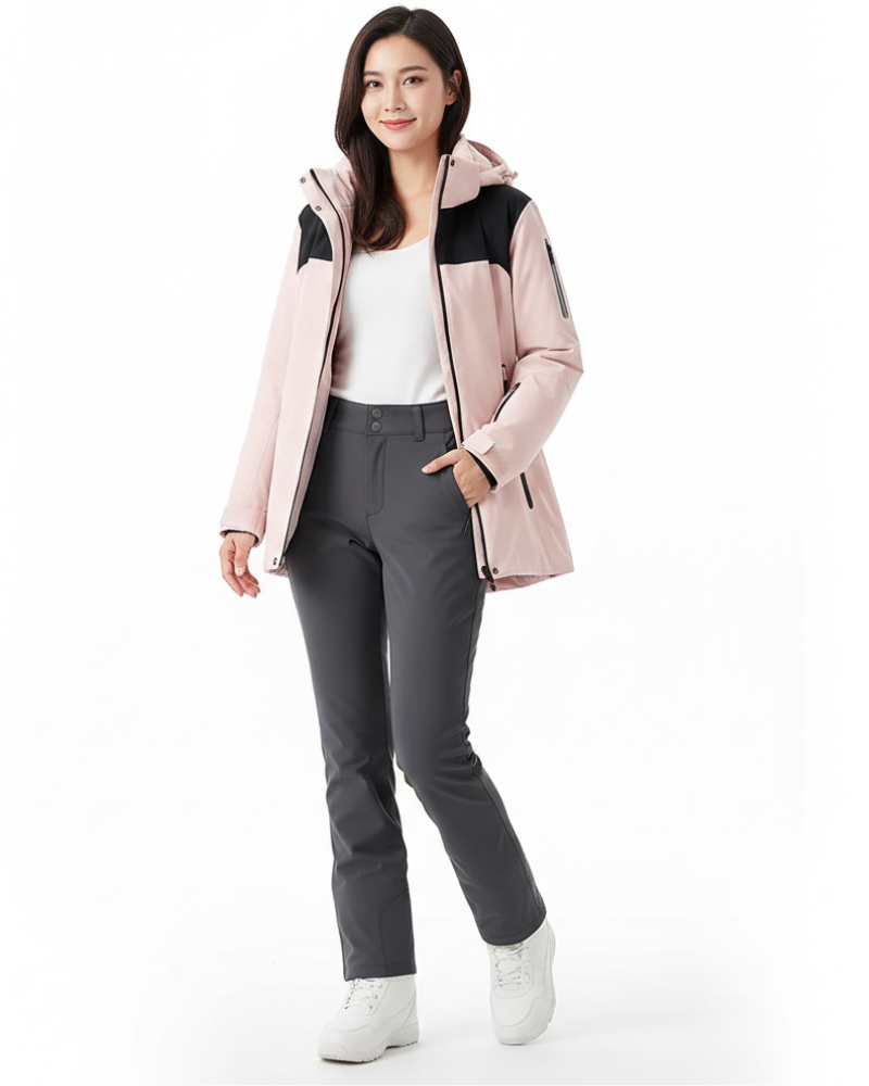 Casey Women's Winter Coat Waterproof – Warm Fleece Lining & Structured Fit