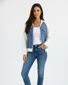 Isabella Autumn Coat for Women – Light and Warm, V-Neck & Modern Zipper