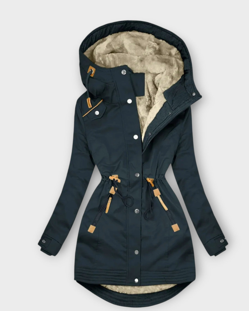 Blaire Women's Coat – Warm Lining, Practical Hood & Elegant Cut Winter