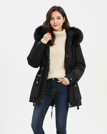 Nina Women's Winter Coat – Elegant Warm Jacket with Flattering Cut & Thermal Insulation
