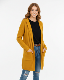 Elena Long Women's Elegant Vest – Flowing Cardigan with Lengthening Cut & Timeless Style