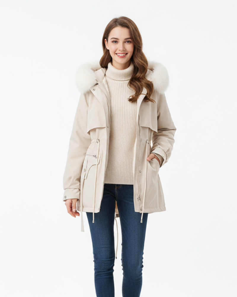 Nina Women's Winter Coat – Elegant Warm Jacket with Flattering Cut & Thermal Insulation