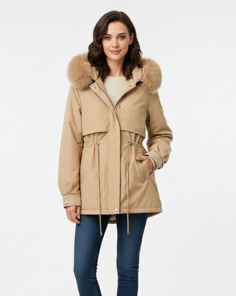 Nina Women's Winter Coat – Elegant Warm Jacket with Flattering Cut & Thermal Insulation