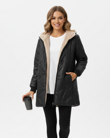 Brielle Cotton Hooded Jacket for Women – Zip Closure, Everyday Comfort & Casual Style