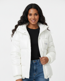 Zahra Women's Hooded Puffer Jacket – Lightweight and Warm Quilted Coat