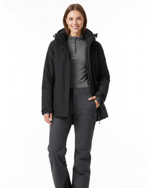 Casey Women's Winter Coat Waterproof – Warm Fleece Lining & Structured Fit