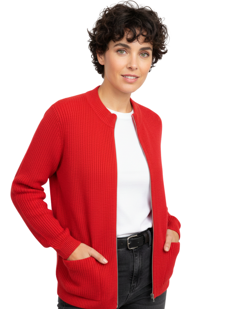 Layla Women's Vest – Soft Zipped Jacket with Comfortable Fit & Versatile Style