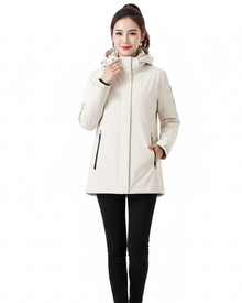 Casey Women's Winter Coat Waterproof – Warm Fleece Lining & Structured Fit