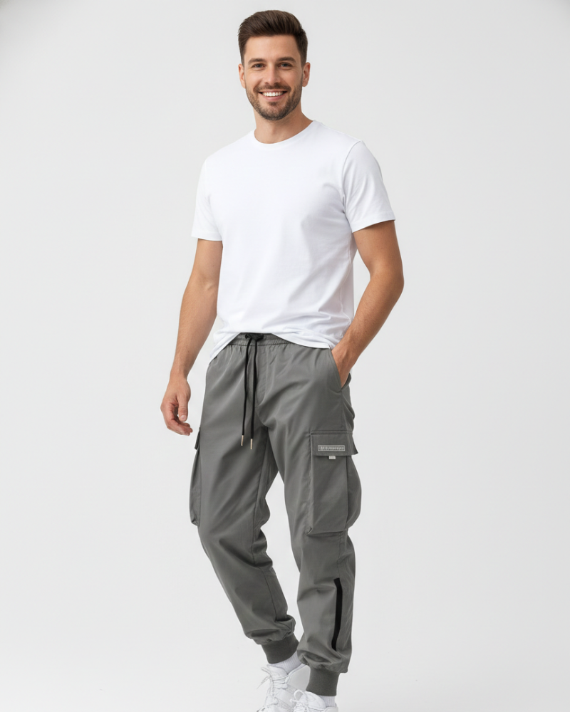 Davis Jogger Cargo Men – Comfortable Casual Pants with Side Pockets