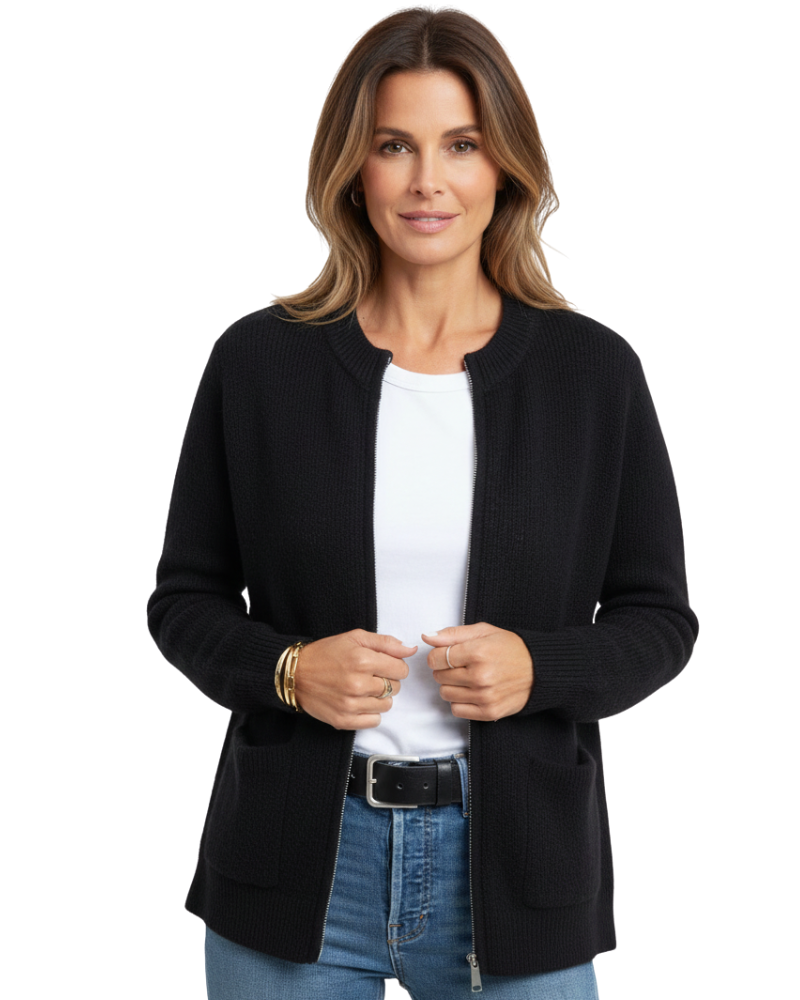 Layla Women's Vest – Soft Zipped Jacket with Comfortable Fit & Versatile Style