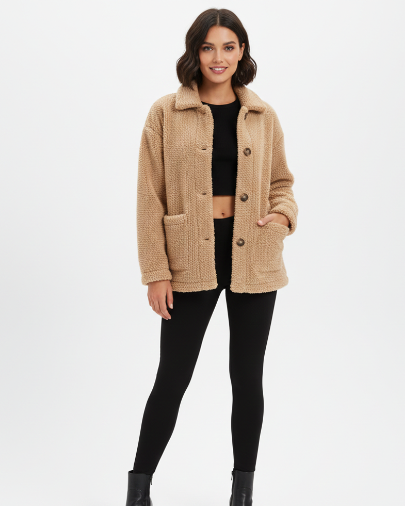 Ivy Warm Coat for Women – Comfortable Fit, Soft Fabric & Timeless Style