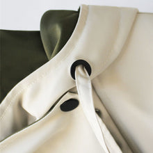 Mikyla Manteau Trench Woman – Chic Bicolor Modern & Warm for Autumn Winter Elegant