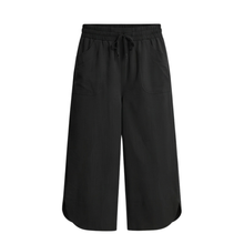 Lounella – Soft Cropped Wide-Leg Pants with Pockets