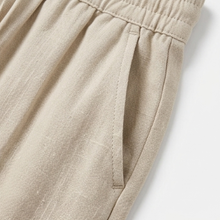 Linara – Women's Wide Leg Linen Look Drawstring Trousers