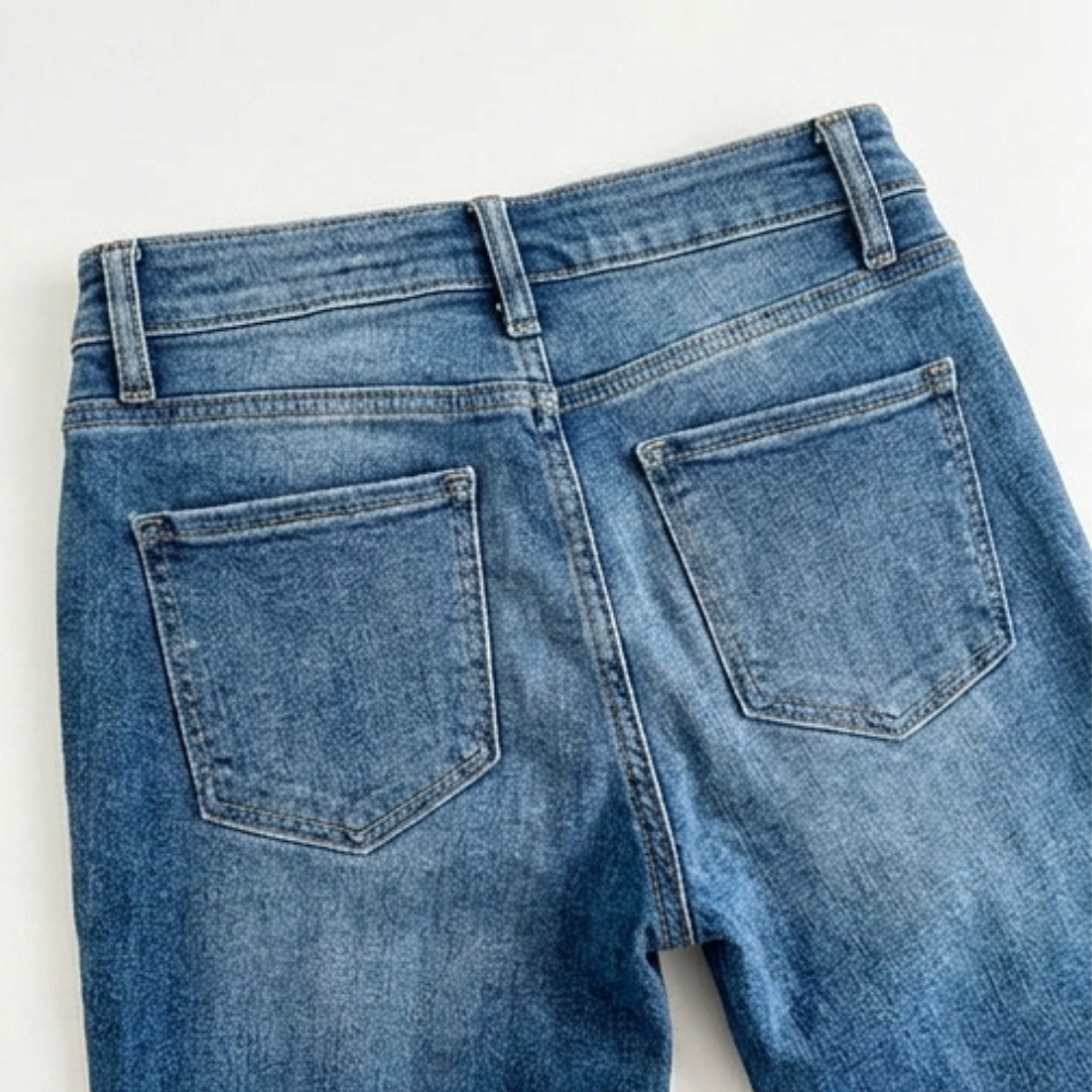 Denalia Tummy-Smoothing Bootcut Jeans