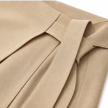 Solene – High-Waisted Wide-Leg Tie-Front Culottes for Women