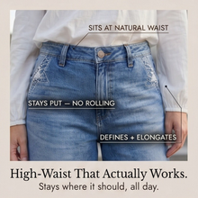 Luvenza – Women's Vintage Wide-Leg Flare Jeans