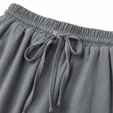 Calmara – Cropped Wide-Leg Drawstring Pants