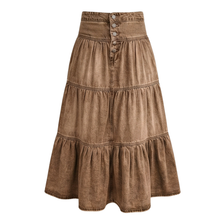 Soléra – Soft Button-Front Maxi Skirt