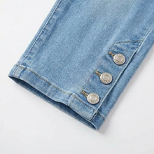 Velora — Slimming High-Waist Capri Jeans