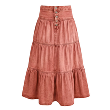 Soléra – Soft Button-Front Maxi Skirt